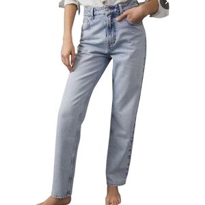 We The Free High Rise Women Jeans - Light Blue Straight Leg jeans